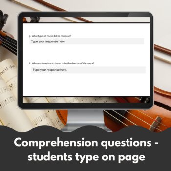 French music reading comprehension and questions Joseph Bologne, image 3