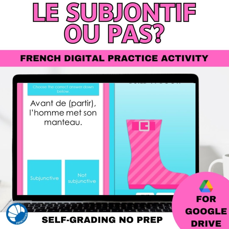 French subjunctive when to use digital practice game sujonctif ou indicatif?