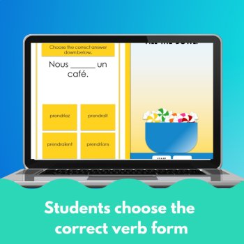 Le Conditionnel French Practice Game: Self-Grading Verb Conjugation, image 2