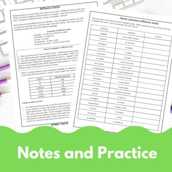 French Reflexive Verbs | Grammar Lesson, Readings & Worksheets, image 3