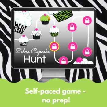 French vocabulary game - zoo animal vocabulary digital practice activity, image 3