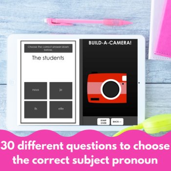 French subject pronouns practice game je tu il elle on nous vous ils elles, image 3