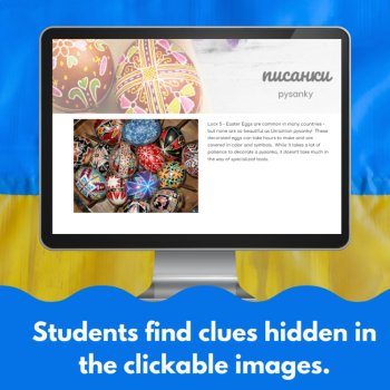 Ukraine digital escape game Ukrainian culture and history activity, image 4
