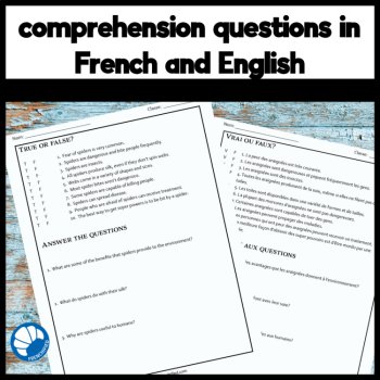 French Reading Comprehension Bundle | Animals and Nonfiction, image 3