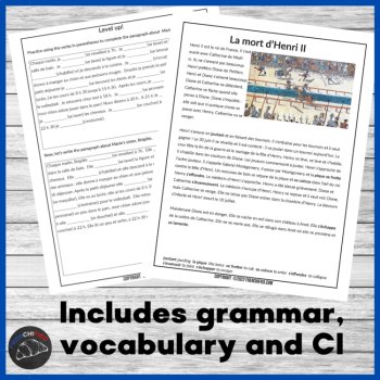 184 Level 2 French activities: worksheets readings CI units games grammar review, image 4