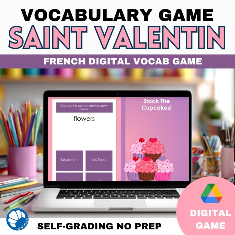 French Valentine’s Day Vocabulary Game | La Saint-Valentin Digital Review