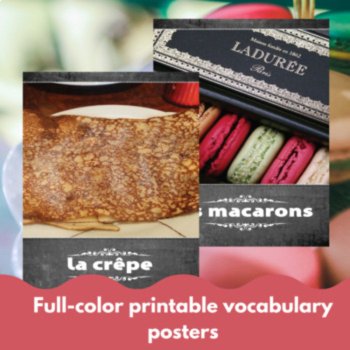 French Food Culture & French Cuisine Unit | Print and Digital Activities, image 3