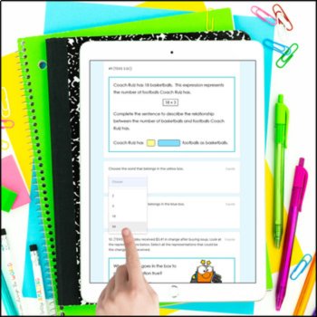 3rd Grade Multiplication Division TEKS Tests Set 1 -Digital Google Forms & Print, image 4
