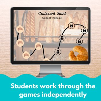French Digital Review Game Template Bundle | Make Your Own Games, image 3