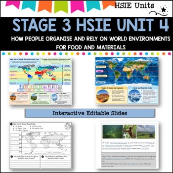 STAGE 3 UNIT 4 NSW DET HSIE -How people organise and rely on world environments, image 3