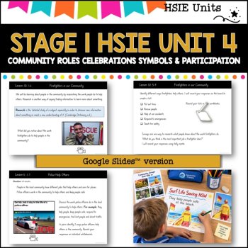 STAGE 1 UNIT 4 NSW DET HSIE community roles celebrations symbols & participation, image 4