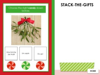 French Christmas Game Digital | Noël Vocabulary Practice, image 3