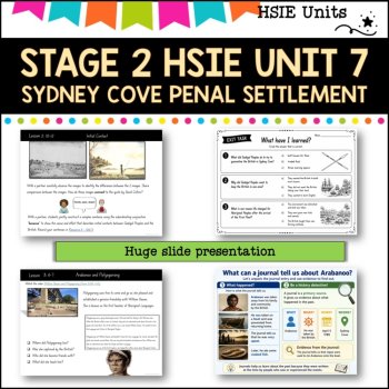 STAGE 2 UNIT 7 NSW DET aligned HSIE Complete Unit-Sydney Cove penal settlement, image 2