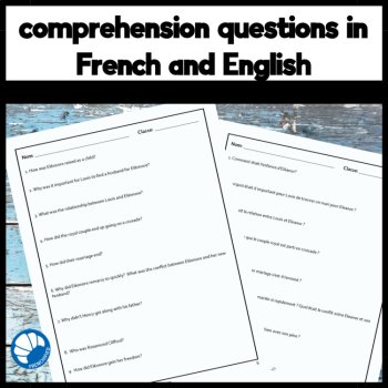 Eleanor of Aquitaine French Reading Comprehension & Questions, image 3
