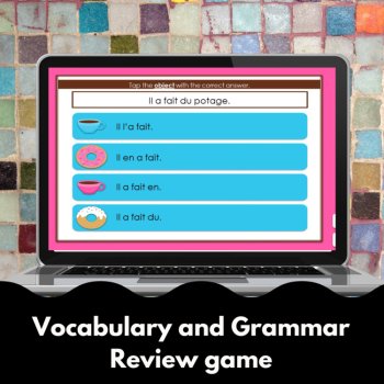 French Level 2 Digital Review Games Bundle | TEB2 Units 1-10, image 2