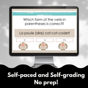 French Level 2 Digital Review Games Bundle | TEB2 Units 1-10, image 3