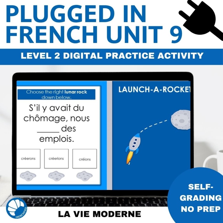French Technology Vocabulary | Future and Conditional Review Game TEB 2 unit 9