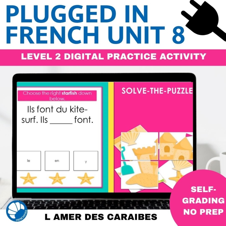 Double Object Pronouns in French Game | TEB French 2 Unit 8 Digital Review