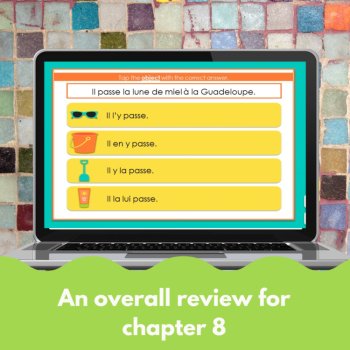Double Object Pronouns in French Game | TEB French 2 Unit 8 Digital Review, image 3