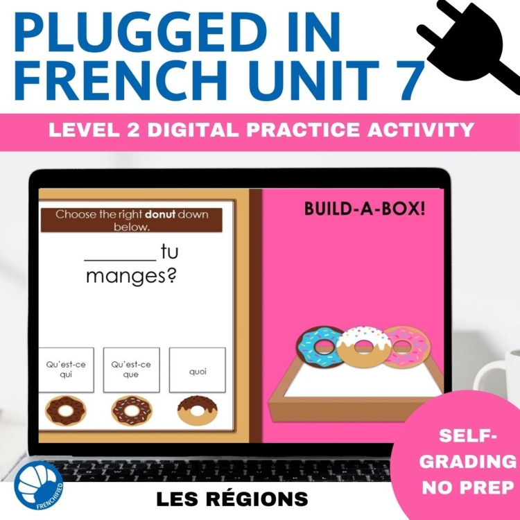 TEB2 Unit 7 French 2 Review Game | Pronoun En, Partitive & Food