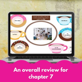 TEB2 Unit 7 French 2 Review Game | Pronoun En, Partitive & Food, image 4