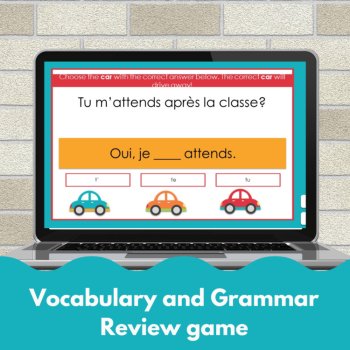 TEB2 Unit 5 French Object Pronouns Review Game | Bon Voyage, image 2