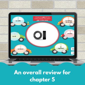 TEB2 Unit 5 French Object Pronouns Review Game | Bon Voyage, image 4