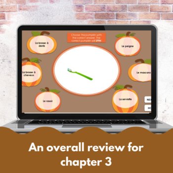 TEB2 Unit 3 Ma Routine | French 2 Digital Review Game, image 2