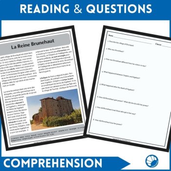 Intermediate French Reading Comprehension | Medieval Queen Brunehaut, image 2