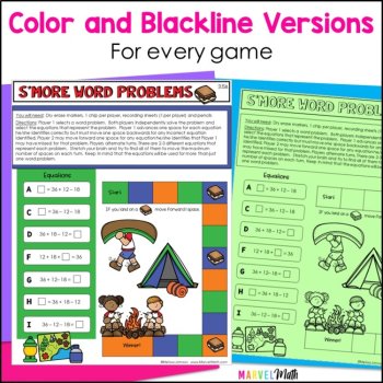 3rd Grade Addition Subtraction No Prep Games, image 4