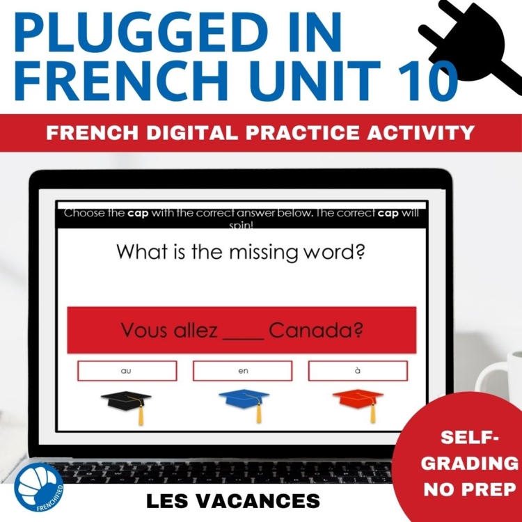 French Directions & Country Prepositions Game | TEB1 Unit 10 Les Vacances