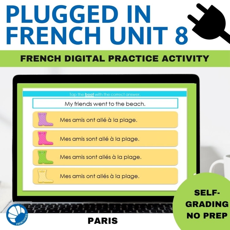 Paris French Review Game | TEB1 Unit 8 Monuments & Passé Composé