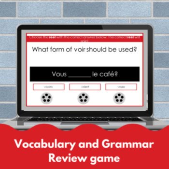 TEB1 Unit 4 Le Weekend | French 1 Google Slides Review Game Food & near future, image 2