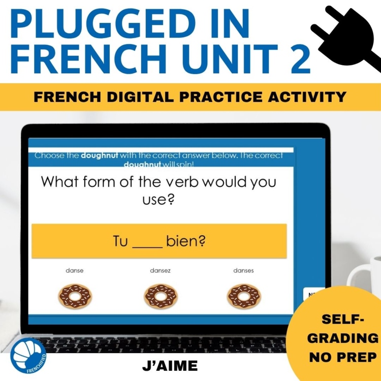 TEB1 Unit 2 J’aime | French Numbers 0–20 Google Slides Review Game