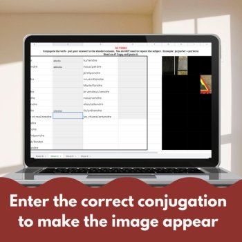 Le futur simple French verb conjugation digital game practice the simple future, image 2