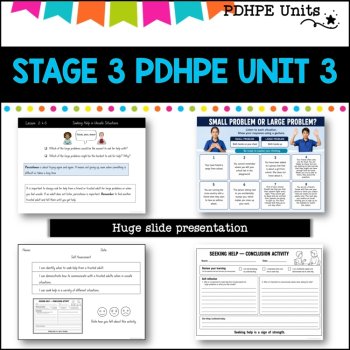 STAGE 3 UNIT 3 NSW Aligned PDHPE Complete Unit-movement, relationships, identity, image 2