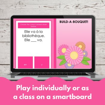 French Pronouns Y and En Grammar Game | Core French Digital Activity, image 4