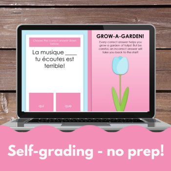 French grammar game to practice relative pronouns - Qui and Que, image 2
