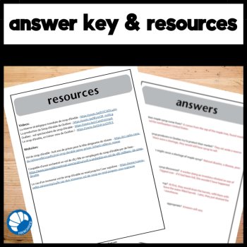 French Activities Reading Comprehension Story Maple Syrup Mystery Heist, image 4
