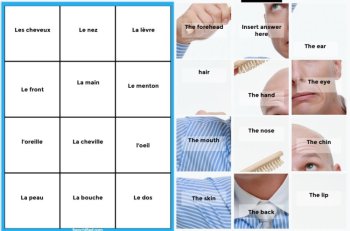 French Body Parts Vocabulary Game | Le Corps | Google Slides & PowerPoint, image 2
