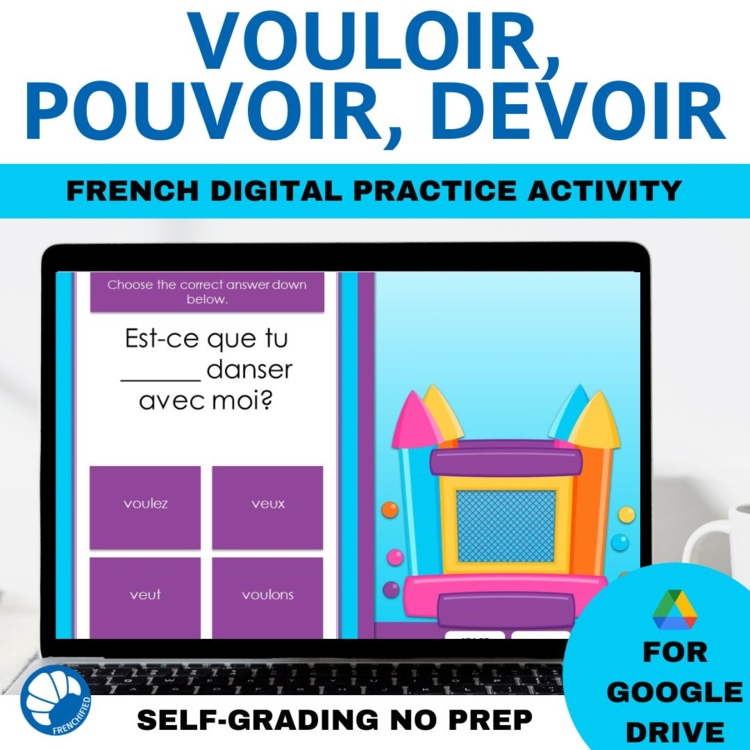 Vouloir, Pouvoir, Devoir | French Present Tense Digital Game