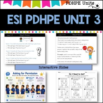 ES1 kinder UNIT 3 NSW  PDHPE Complete Unit-safety, health, wellbeing, movement, image 3