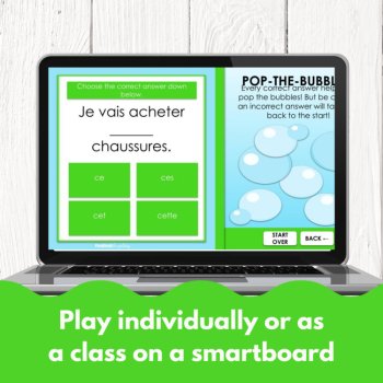French Ce & Quel Practice | Self-Grading Digital Game | 30 Questions, image 4