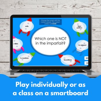 Passé Composé Imparfait Review Game | Self-Grading French Digital Game Practice, image 4