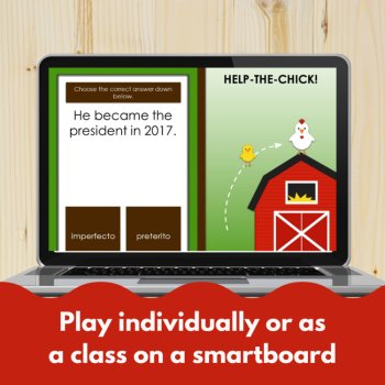 Spanish Preterite or Imperfect? Self-Grading Digital Practice Game, image 4