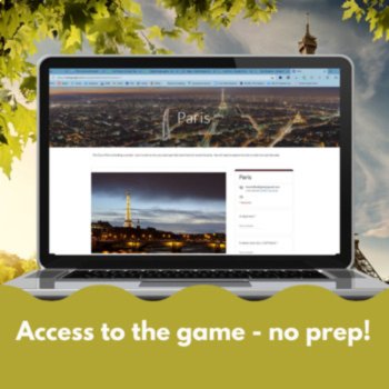 French escape rooms/escape digital game activities bundle - French culture, image 3