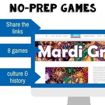 French Digital Escape Games Bundle #2, Culture & History Activities, image 2