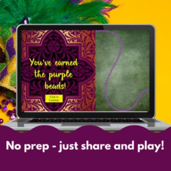 Mardi Gras History & Customs Digital Game - Self-Correcting 30 Questions, image 3