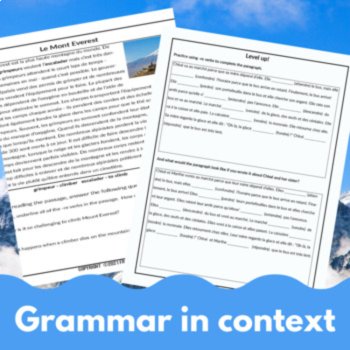 French verb practice and lesson plan RE verb conjugation worksheets, image 4