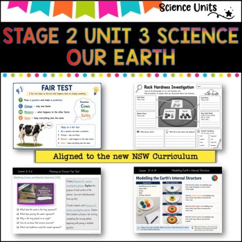 STAGE 2 UNIT 3 NSW Science- EARTH SCIENCES 2025 curriculum Complete Unit yrs 3-4, image 3